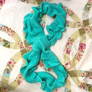 Blue Green Infinity Scarf